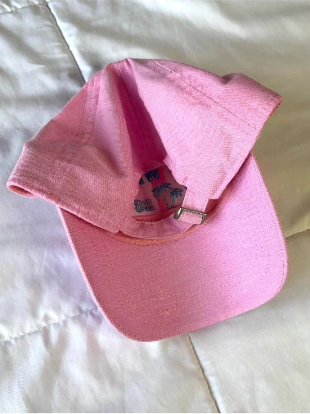 Pink Key West Florida Embroidered Baseball Cap